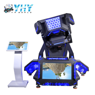 VR 360 Flying Roller Coaster Simulator Shooting Function با چرخ فرمان