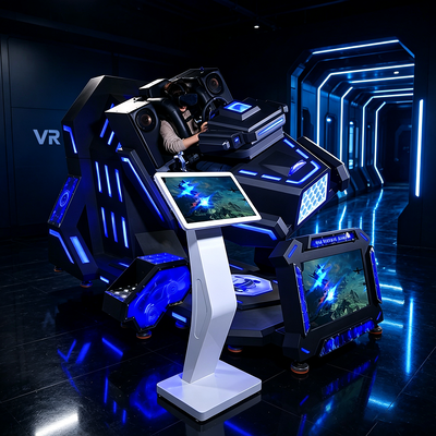 فروش مستقیم کارخانه YHY VR 360 ترمیناتور تمام در یک VR حرکت بازی شبیه ساز