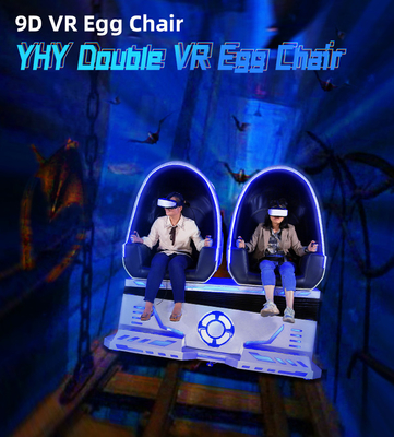 صندلی بازی Egg 9D VR Cinema 2500W Motion Simulator برای 2 صندلی