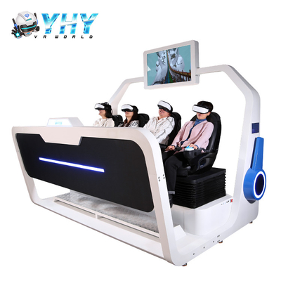 بازی 4 صندلی شبیه ساز VR شهربازی بازی VR تعاملی با عینک سه بعدی