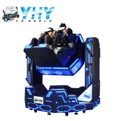 1080 Rotation 9D VR Simulator 8.0KW دو نفره ترن هوایی با واقعیت مجازی