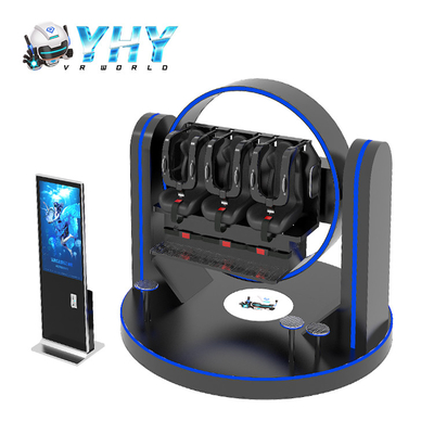 ماشین شبیه ساز واقعیت مجازی 3 صندلی با چرخش 1080 درجه در مرکز خرید