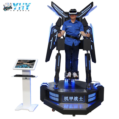 Arcade 9D VR Flight Simulator Commercial Flying Theme ماشین بازی فولادی تک نفره